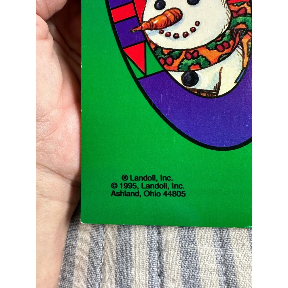 Vintage 1995 Landoll's Christmas Coloring‎ and Activity Book Santa Elves Unused